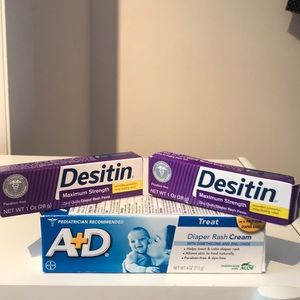 Baby diaper rash cream